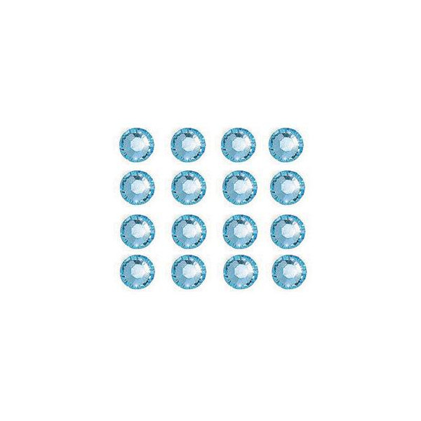 Swarovski aquamarine rhinestones - 3 mm diameter - 36 pieces per packet Beauty Nails SW08B-28