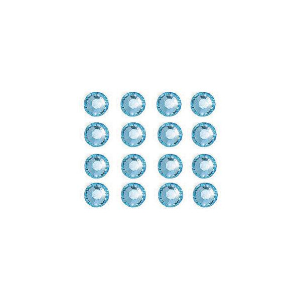 Diamantes de imitación de aguamarina Swarovski - diámetro 3 mm - 36 piezas por bolsita Beauty Nails SW08B-28