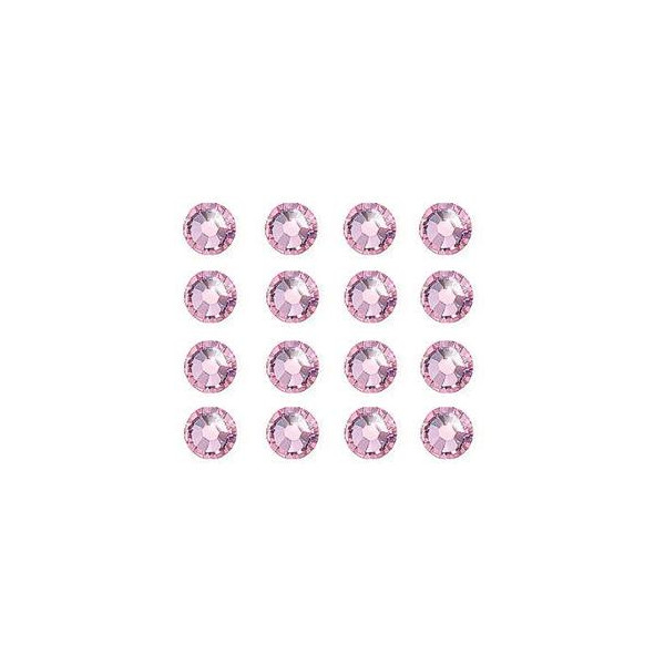 Diamantes de imitación swarovski rosa claro - diámetro 3 mm - 36 piezas por bolsita Beauty Nails SW03B-28