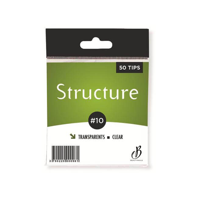 Tips Structure transparentes n10 - 50 tips Beauty Nails ST10-28