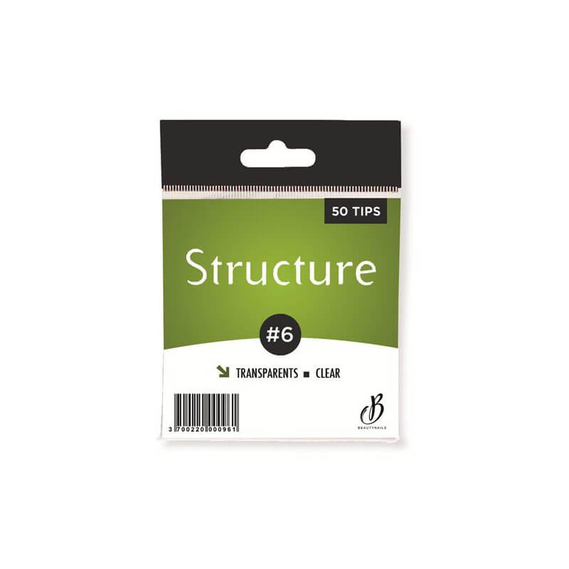 Tips Structure trasparenti n06 - 50 tips Beauty Nails ST06-28