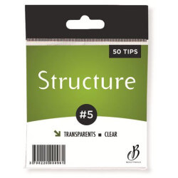 Tips Structuur transparant n05 - 50 tips Beauty Nails ST05-28