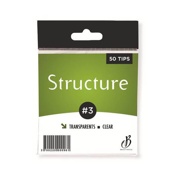 Tips Structuur doorzichtig n03 - 50 tips Beauty Nails ST03-28 Tips Structuur doorzichtig n03 - 50 tips Beauty Nails ST03-28