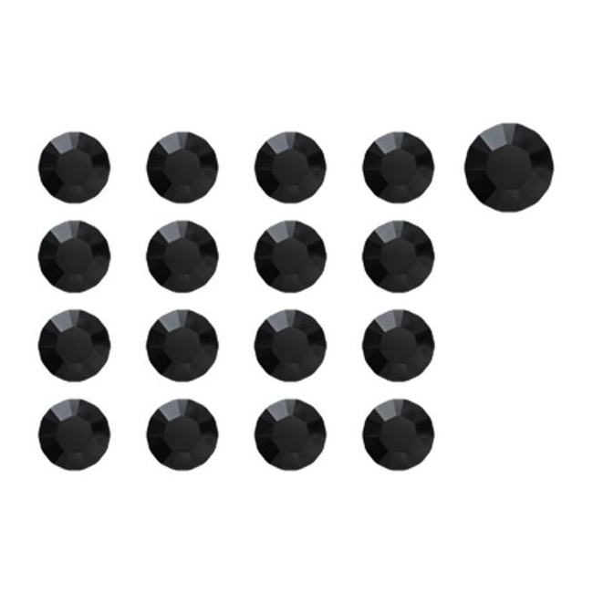 Strass nero jet - taglia 3 (1,2 mm) - 1440 pezzi Beauty Nails SSW02-3-28