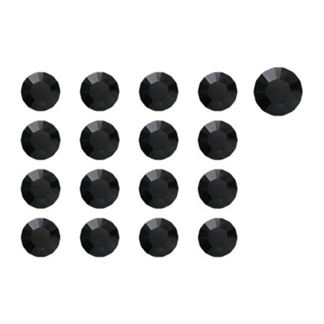 Strass preto jet - tamanho 3 (1,2 mm) - 1440 peças Beauty Nails SSW02-3-28