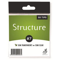 Tips Structuur semi-transparant n07 - 50 tips Beauty Nails SS07-28