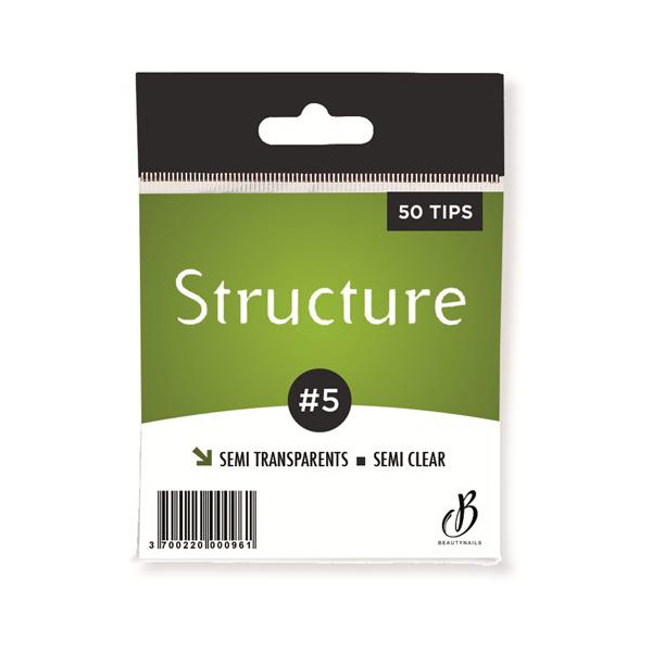 Tips Structure semi-transparentes n05 - 50 tips Beauty Nails SS05-28