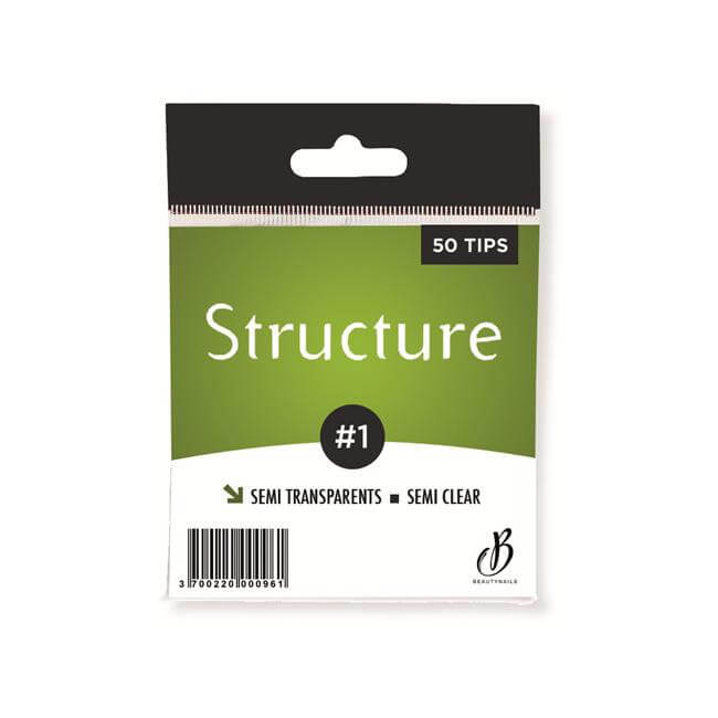 Dicas Estrutura semi-transparente n01 - 50 dicas Beauty Nails SS01-28