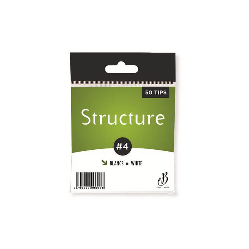 Tips Structure wit nr. 04 - 50 tips Beauty Nails SF04-28