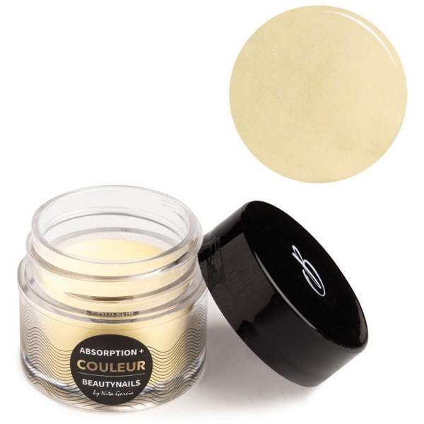 Pastel yellow acrylic powder 6g Beauty Nails RES45-28