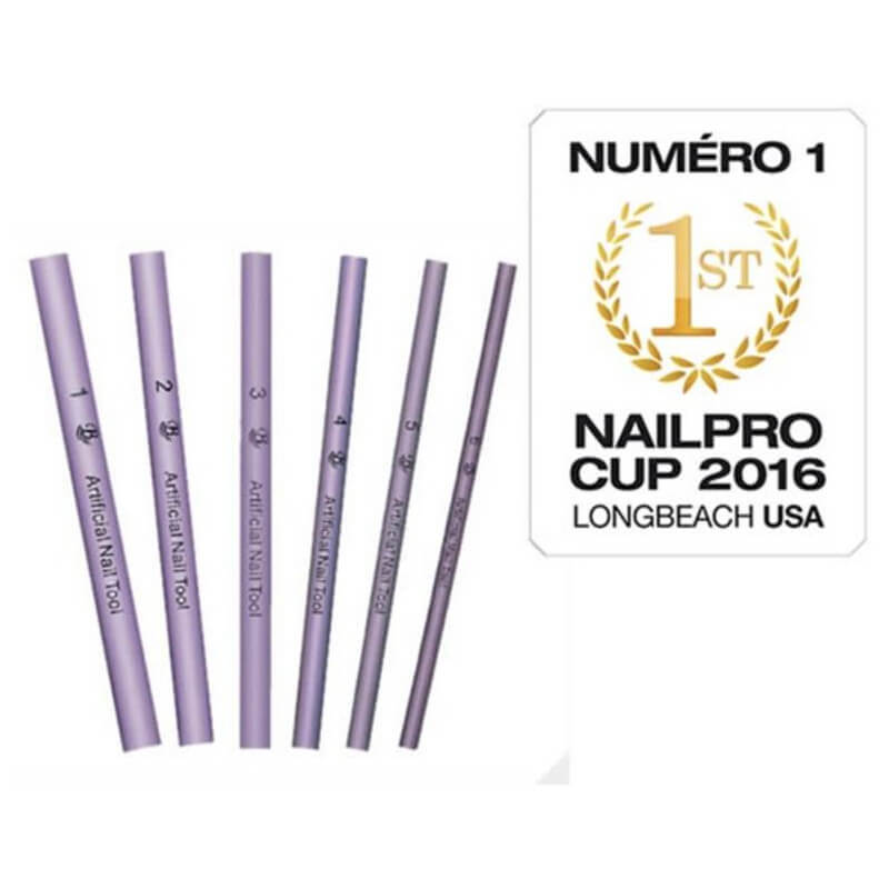 Tubo para formas conjunto de 6 tamanhos Beauty Nails T05-28 Tubo para formas conjunto de 6 tamanhos Beauty Nails T05-28