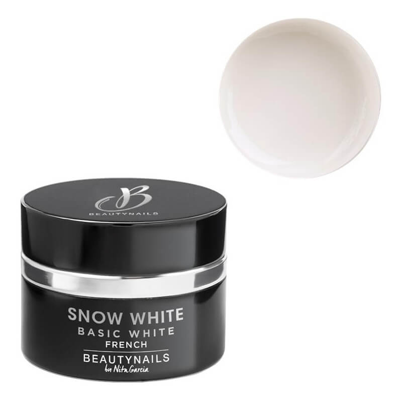 Gel francês 15g snow white branco leitoso Beauty Nails G2040-28