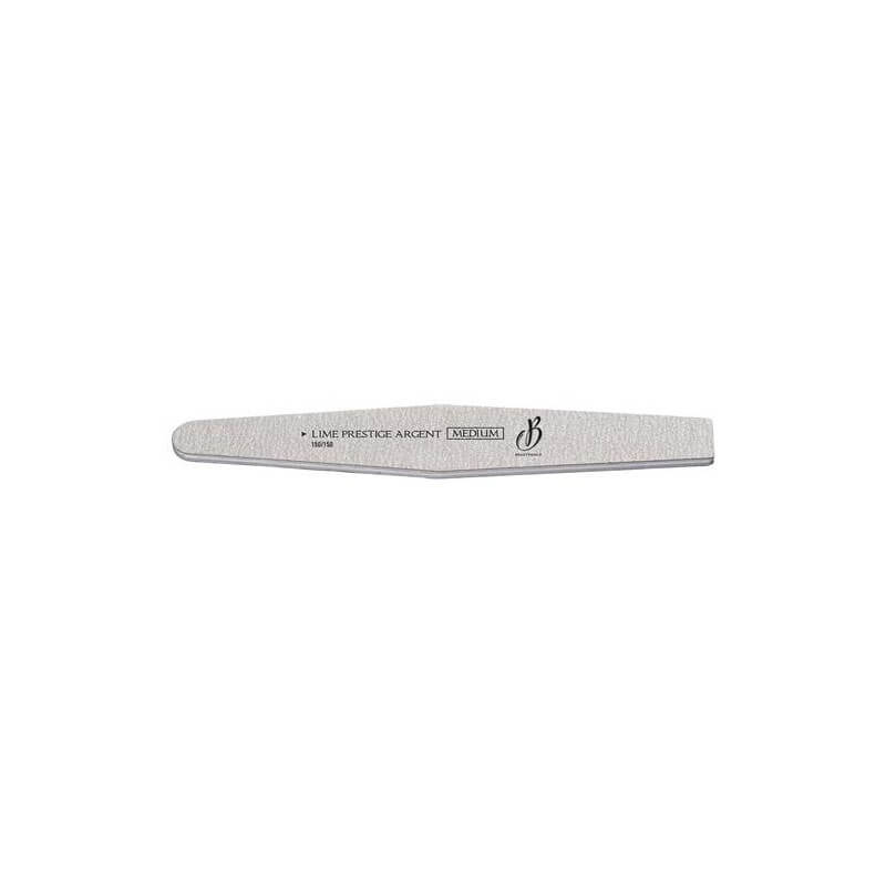 Lima de luxo prateada de grão médio 150-150 Beauty Nails 765-28