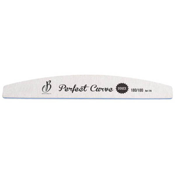 Lima curva perfeita suave - grão 180/180 Beauty Nails 774-28 Lima curva perfeita suave - grão 180/180 Beauty Nails 774-28