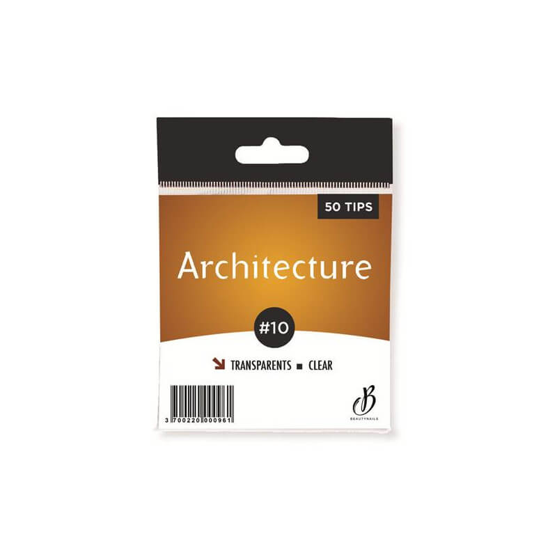 Tips Architectuur transparant n10 - 50 tips Beauty Nails AT10-28