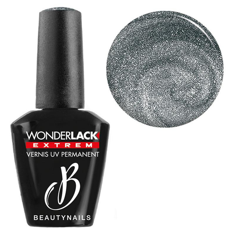 Vernice per unghie Wonderlack argento Bright 12ML Beauty Nails WLE019-28