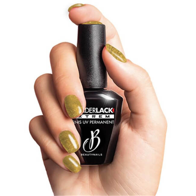 Wonderlak unhas de beleza extrema GOLDY GLAM WLE086.
