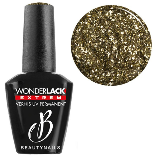 Wonderlack Extreme Beautynails Schweres Glittergold
