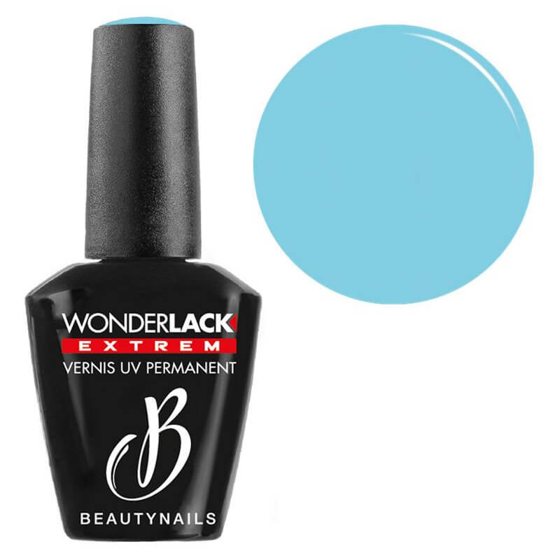 Wonderlack Extrême Beautynails Pastel Bleu betekent "Wonderlack Extreme Beautynails Pastel Blauw" in het Nederlands.