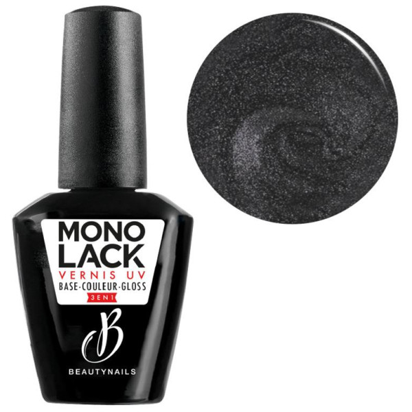 Vernis Monolak negro iridiscente Reglisse 8ML Beauty Nails ML573-28