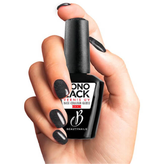 Vernis Monolak zwart glinsterend Zoethout 8ML Beauty Nails ML573-28