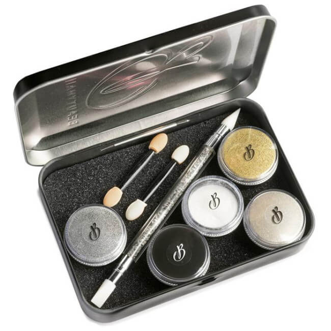 Caixa de armazenamento quadrada em metal Beauty Nails
