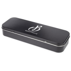 Rechthoekige metalen opbergdoos Beauty Nails