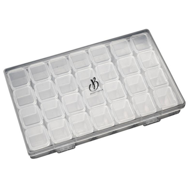 Storage box with 28 compartments Beauty Nails