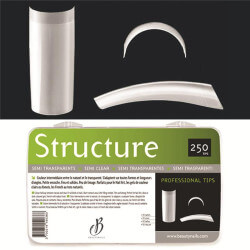 Estrutura de Cápsula Semi-Transparentes - 250 pontas Beauty Nails