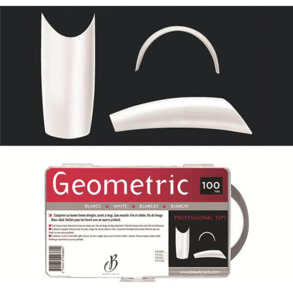 Cápsulas Geométricas brancas - 100 dicas Beauty Nails Cápsulas Geométricas brancas - 100 dicas Beauty Nails