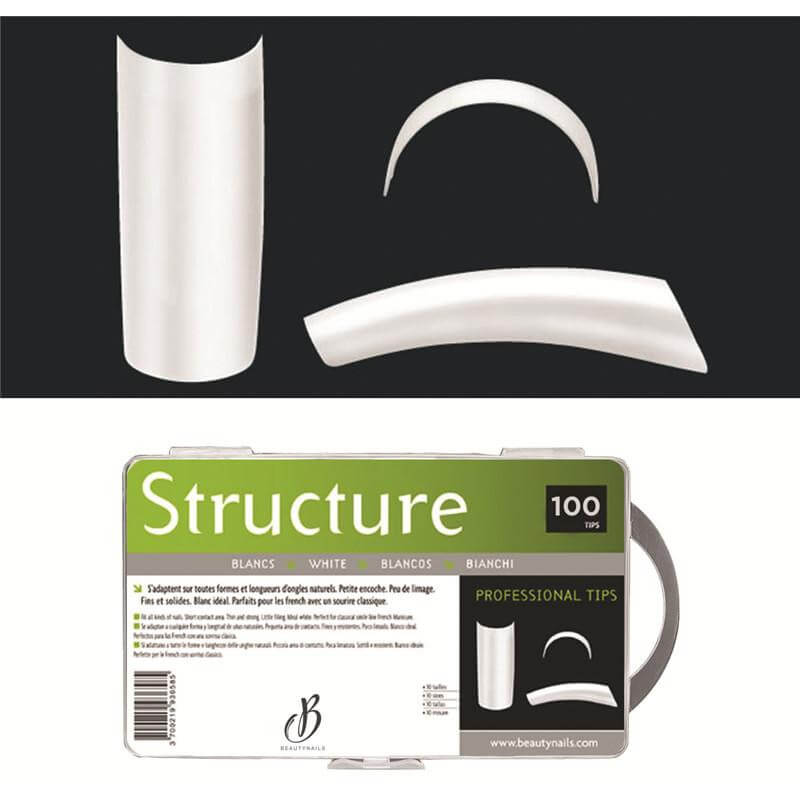 Capsule Structuur wit - 100 tips Beauty Nails