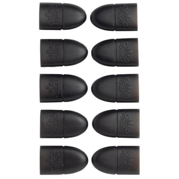 Verwijderbare siliconen wraps voor nageltips (set van 10) Beauty Nails Verwijderbare siliconen wraps voor nageltips (set van 10) Beauty Nails