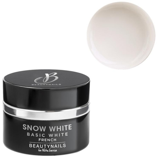 Gel francés 5g blanco lechoso Snow White Beauty Nails