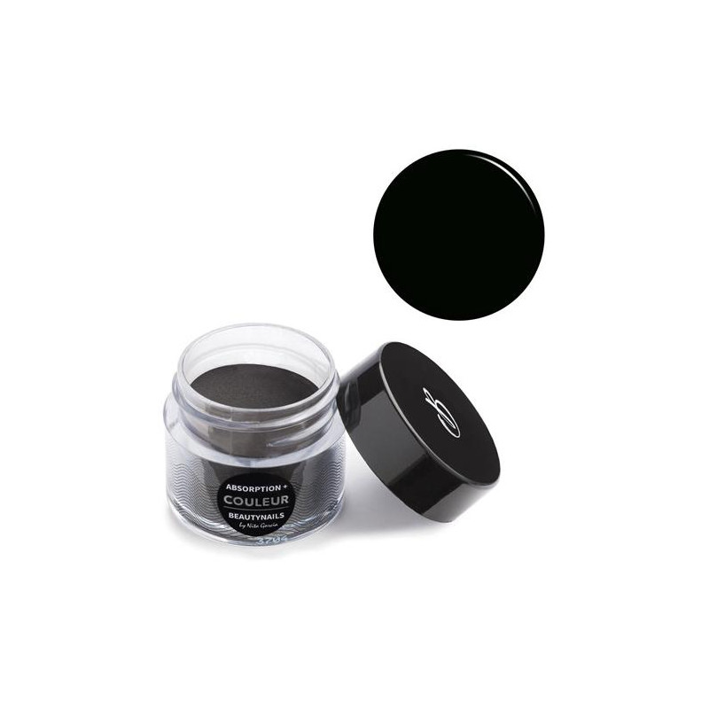 Pure black acrylic powder - 6g Beauty Nails