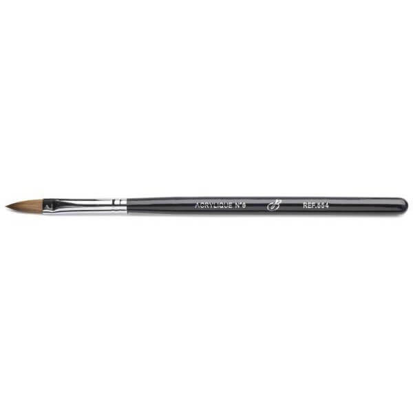 Penseel acryl nr. 8 Beauty Nails 554N-28 Penseel acryl nr. 8 Beauty Nails 554N-28