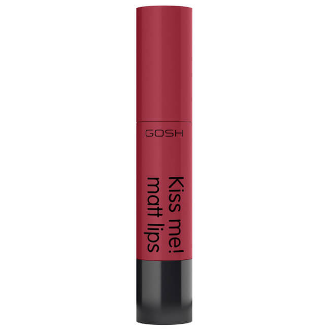 Matte cream lipstick in shade No. 07 Scarlet Kiss - Kiss Me! by GOSH.