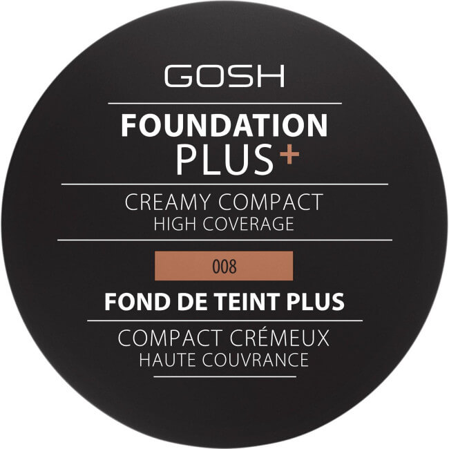 Base de maquilhagem creme nº08 Golden - Foundation Plus + GOSH 30ML