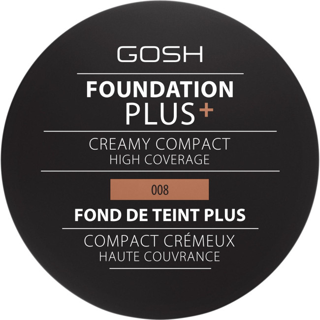 Base de maquillaje en crema n.º 08 Golden - Foundation Plus + GOSH 30ML