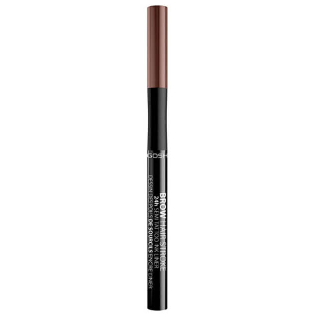 Pen met tattoo-effect 24H nr. 01 bruin - Brow Hair Stroke GOSH