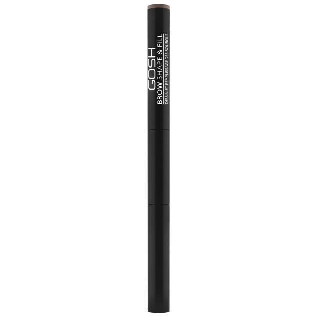 Brow pencil 2-in-1 in grey brown n°02 - Brow Shape & Fill GOSH
