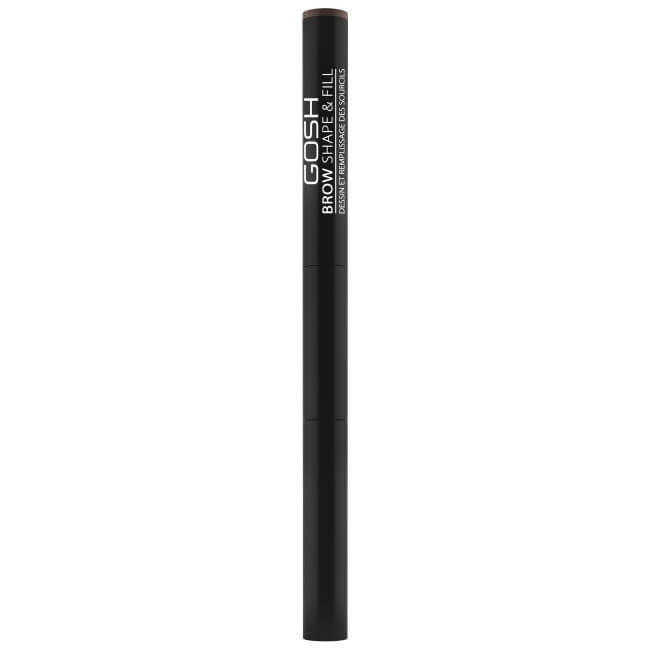 Brow Shape & Fill GOSH 2-in-1 Eyebrow Pencil in Dark Brown Shade #03