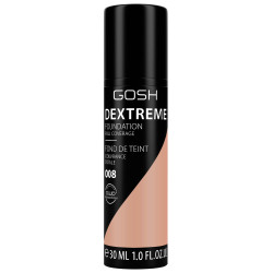 Grundierung mit hoher Deckkraft Nr. 08 Golden - Dextreme Full Coverage GOSH 30ML