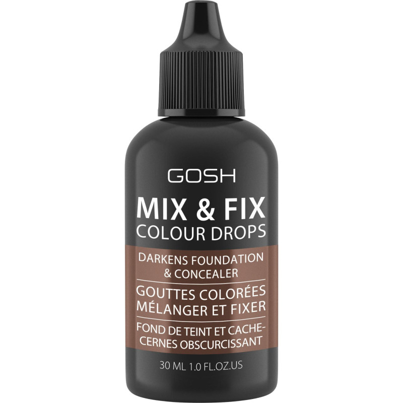 Pigmentos Mix & Fix Colour Drops n°04 Dark GOSH 30ML