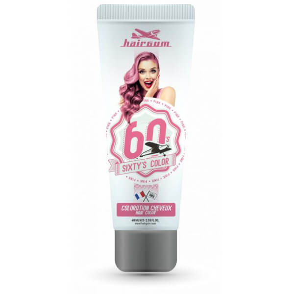 Crème colorante Sixty's Color - Rose HAIRGUM 60ML