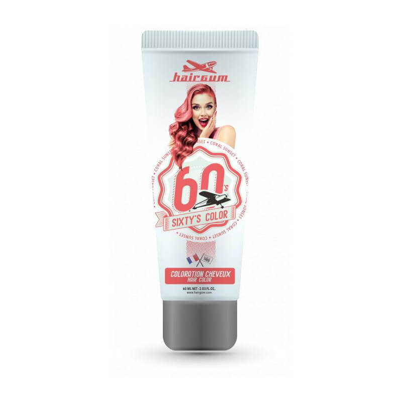 Crème colorante Sixty's Color - Argenté HAIRGUM 60ML