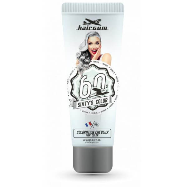 Coloration crème semi-permanente Sixty's Color - Aubergine HAIRGUM 60ML