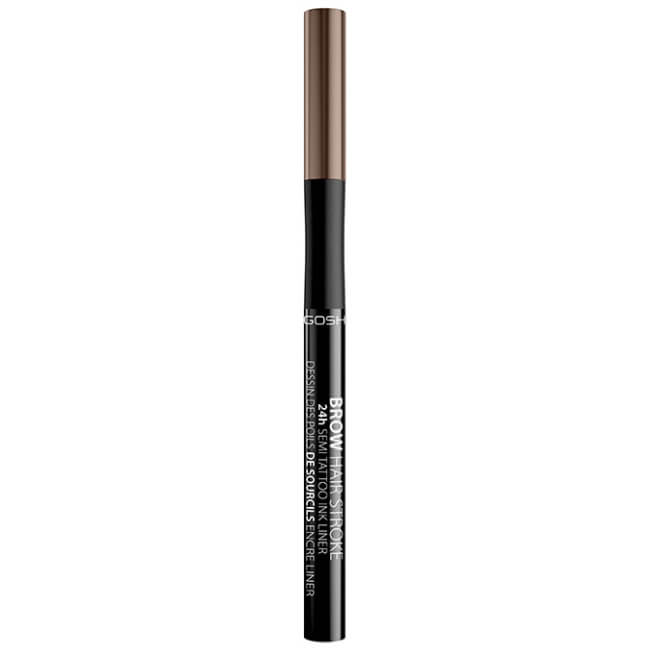 Pen met tattoo-effect 24H nr. 02 grijsbruin - Brow Hair Stroke GOSH