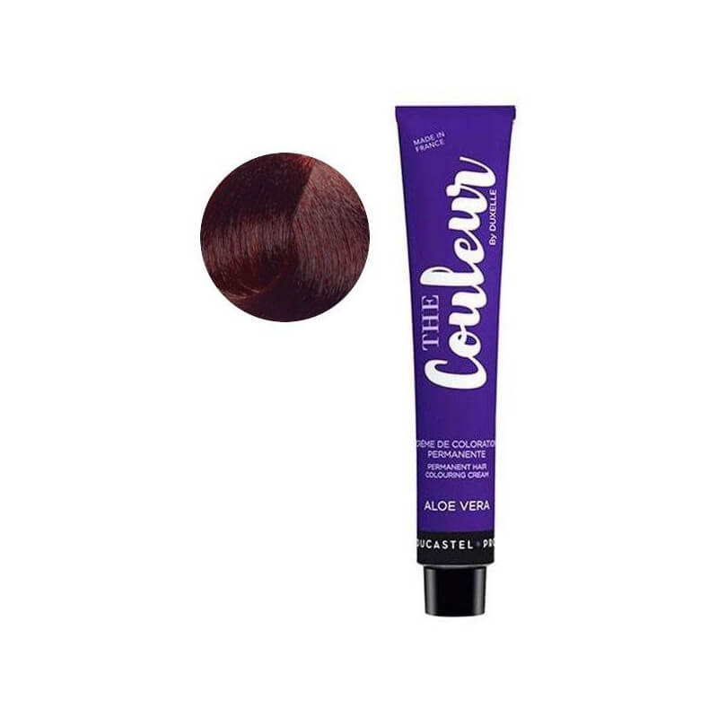O Tubo de Coloração Couleur 100 ML N° 5.66 Castanho claro vermelho intenso Duxelle