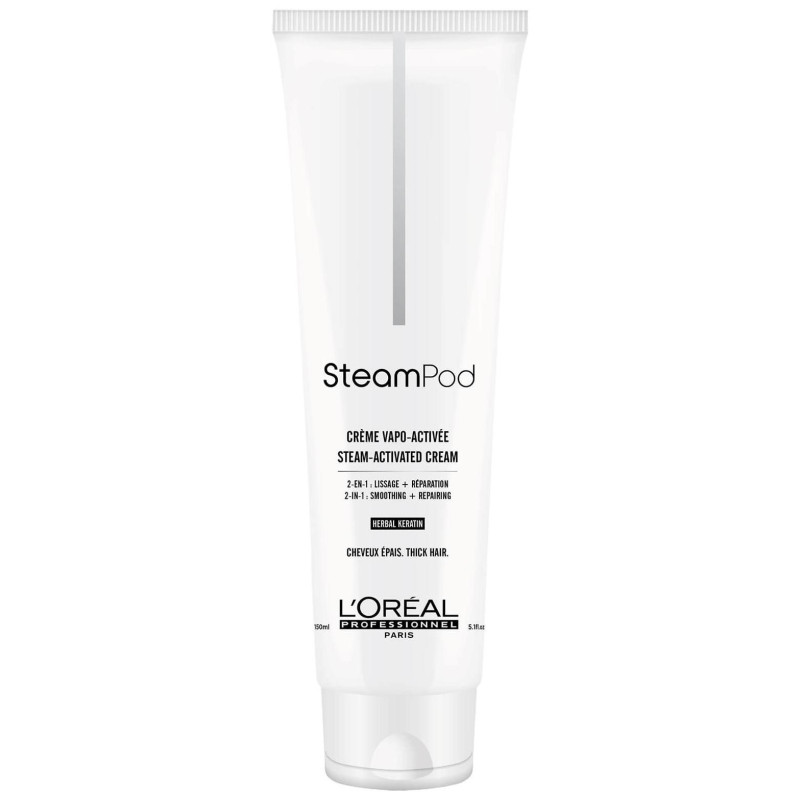 Crème de lissage cheveux épais Pro Active Steampod 150ML