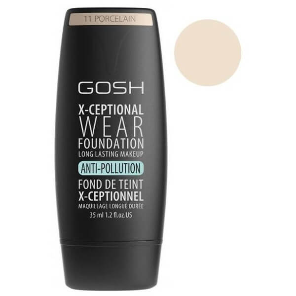 Base de maquilhagem nº 11 Porcelana - X-Ceptional GOSH 35ML Base de maquilhagem nº 11 Porcelana - X-Ceptional GOSH 35ML